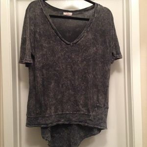 Grey hi low shirt